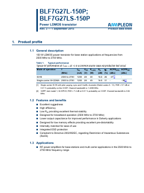 BLF7G27L-150P image