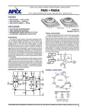 PA85 image