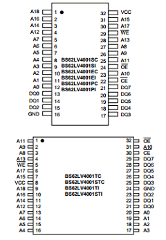 BS62LV4001 image