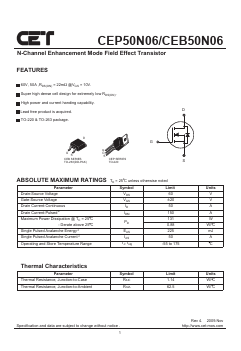 CEB50N06 image