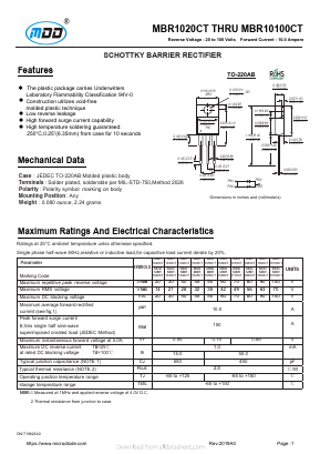 MBR1080CT image