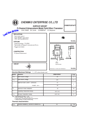 CHM5P03PAPT image