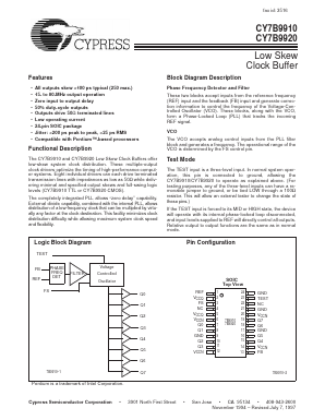 CY7B9920-2SC image