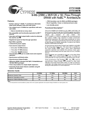 CY7C1355B-117BGC image