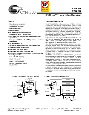 CY7B923-400JI image