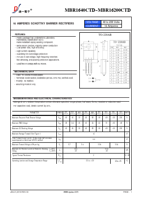 MBR1640CTD image