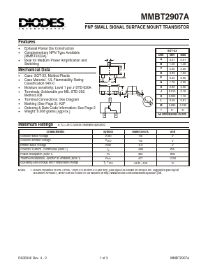 MMBT2907A-7 image