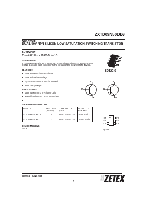 ZXTD09N50DE6 image