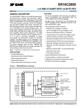 XR16C2850CP40 image