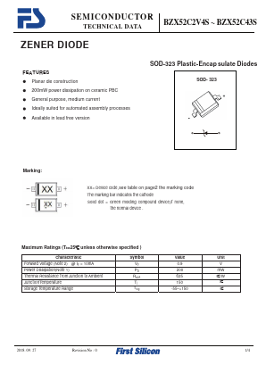 BZX52C2V4S image