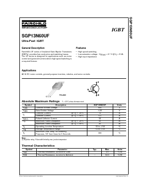 SGP13N60UF image