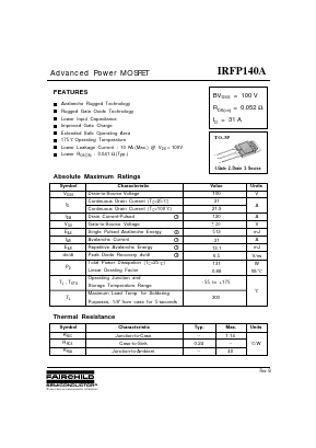 IRFP140A image