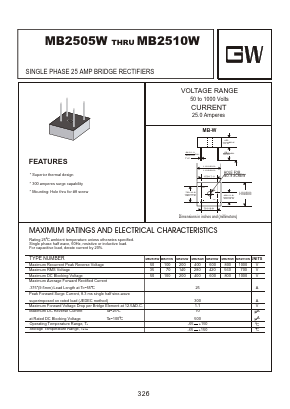 MB2505W image