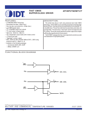 IDT49FCT805BT image