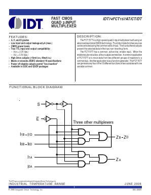 IDT74FCT157ATQG image