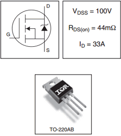 IRF540NPBF image