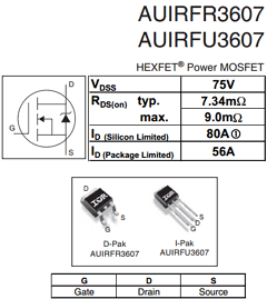 AUIRFR3607 image