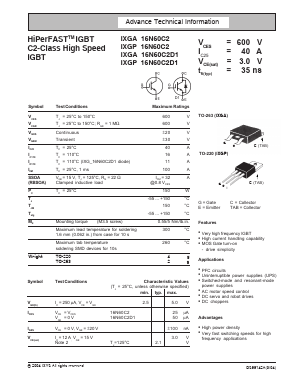 IXGA16N60C2 image