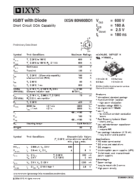 IXSN80N60BD1 image