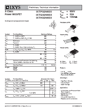 IXTP32N65X image