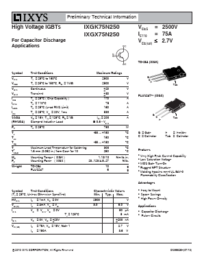 IXGK75N250 image