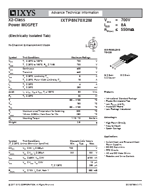 IXTP8N70X2M image