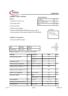 IPA60R199CP image