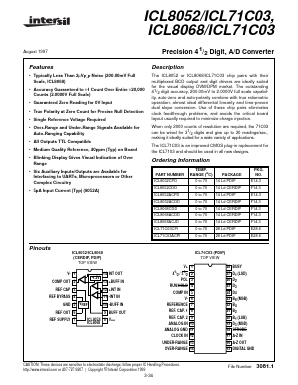 ICL8052/ICL71C03 image