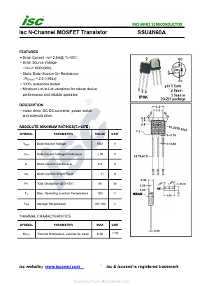 SSU4N60A image