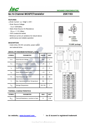 2SK1183 image