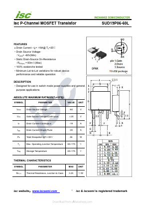 SUD19P06-60L image