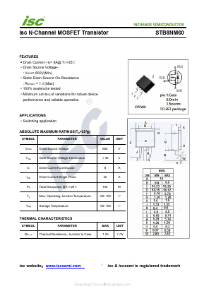 STB8NM60 image