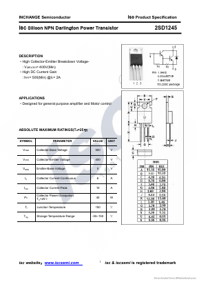 2SD1245 image