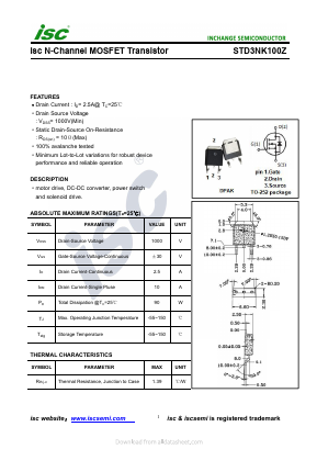 STD3NK100Z image