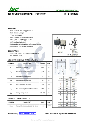 MTB10N40E image