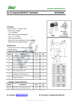 MTD5N06I image