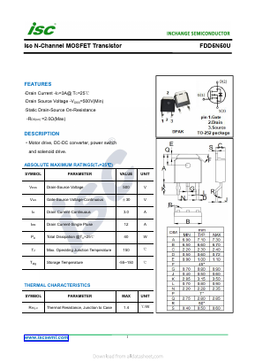 FDD5N50U image