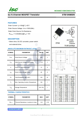 STB13NM50N image