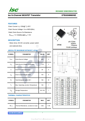 STB30NM60ND image