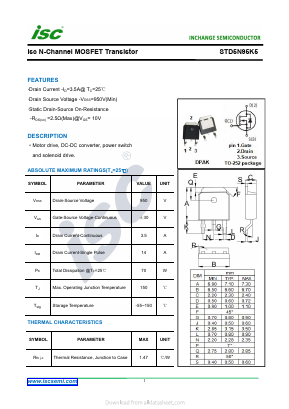 STD5N95K5 image