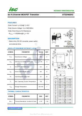 STD2N62K3 image