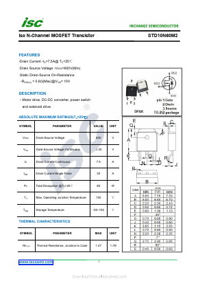 STD10N60M2 image