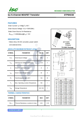 STP8NC50 image