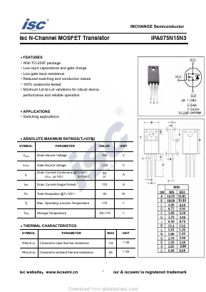 IPA075N15N3 image