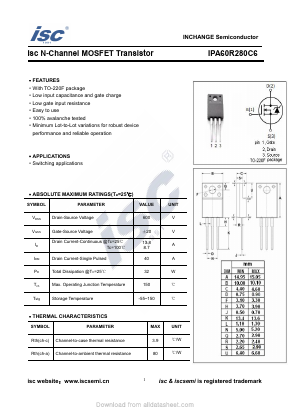 IPA60R280C6 image