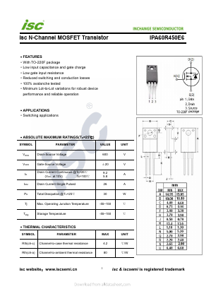 IPA60R450E6 image