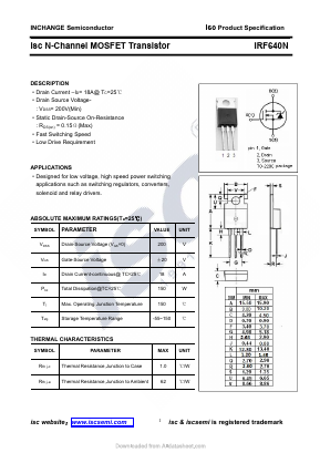 IRF640N image