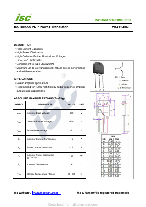 2SA1943N image