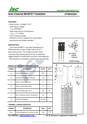 STW9NK90Z image