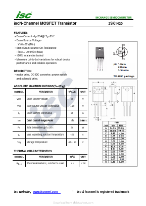 2SK1420 image